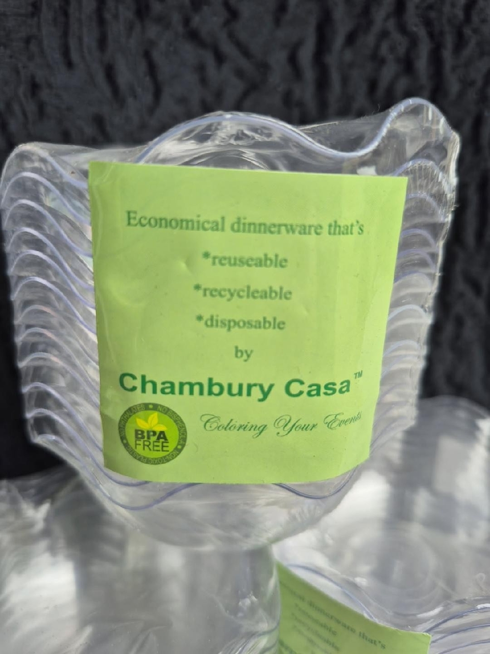 Clear Disposable Party Candy Cups - Clear